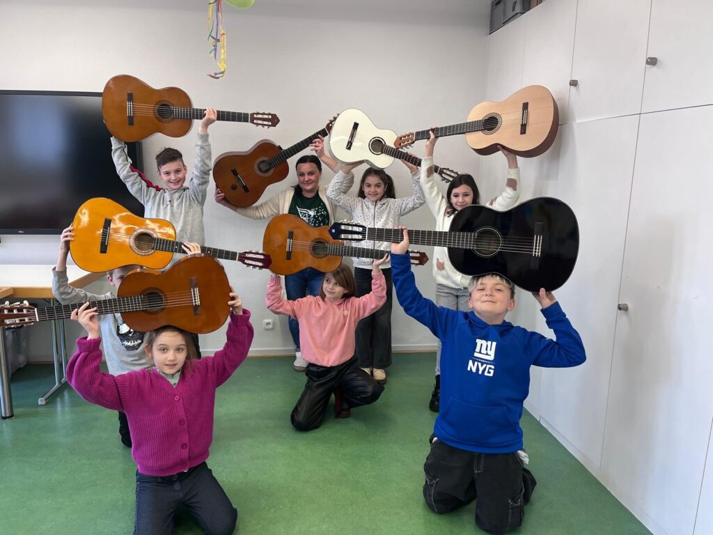 zajęcia grupy gitarka Frankfurt